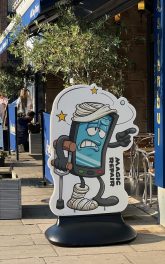Graphix pavement sign 2